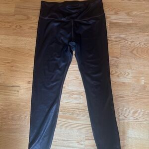 Athleta Elation Ultra High Rise Tights in Dark Purple Metallic Shimmer Sz M